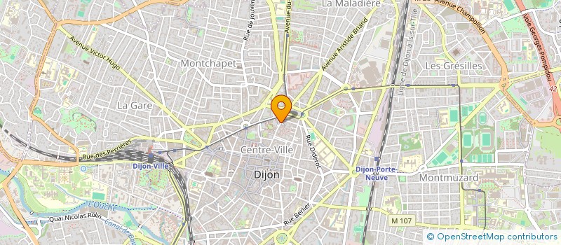 localisation de l'entreprise PATILA à DIJON