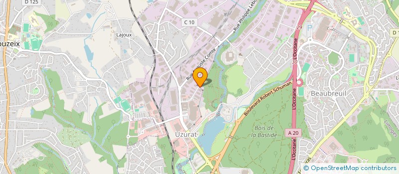 localisation de l'entreprise PATILABO à LIMOGES