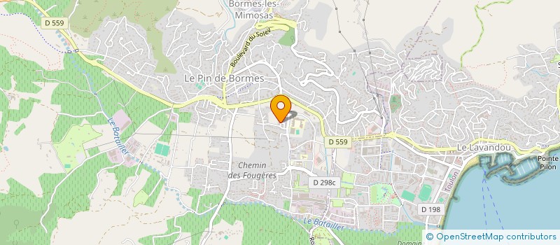 localisation de l'entreprise PATILO à BORMES-LES-MIMOSAS