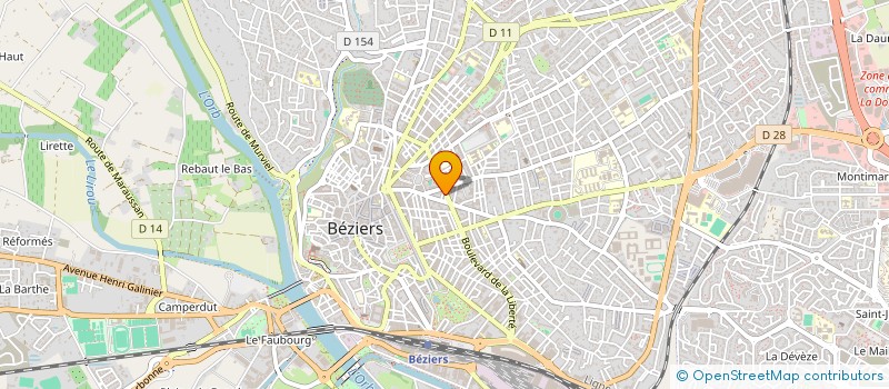 localisation de l'entreprise PATIM PATRIMOINE IMMOBILIER à BEZIERS