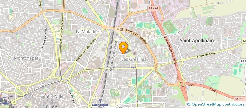 localisation de l'entreprise PATIMMO  DIJON
