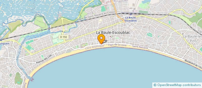 localisation de l'entreprise PATIMMO CONSEIL à LA BAULE-ESCOUBLAC