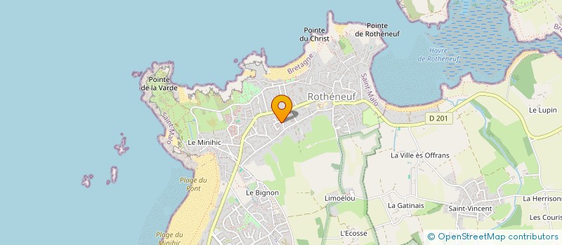 localisation de l'entreprise PATIN  SAINT-MALO