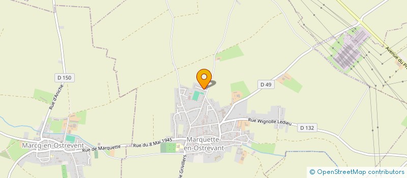 localisation de l'entreprise PATIN  MARQUETTE-EN-OSTREVANT