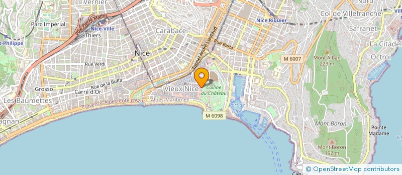 localisation de l'entreprise PATIN COFIN à NICE