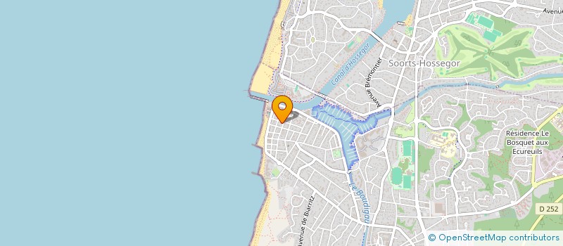 localisation de l'entreprise PATIN FACADES  CAPBRETON