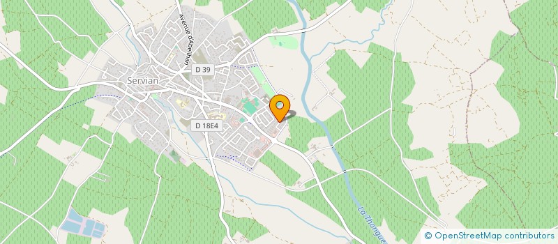 localisation de l'entreprise PATINE 21  SERVIAN