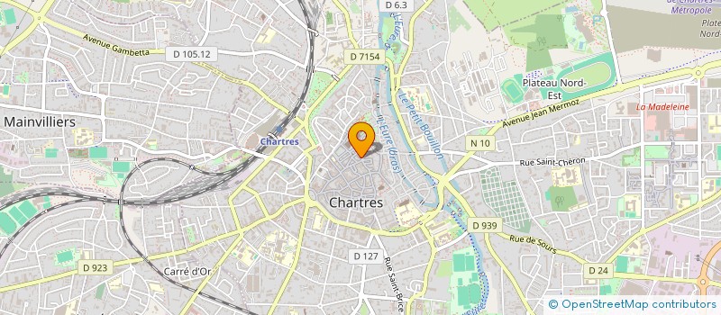 localisation de l'entreprise PATINE à CHARTRES