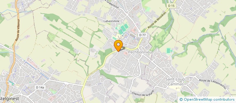 localisation de l'entreprise PATINE  PECHBONNIEU