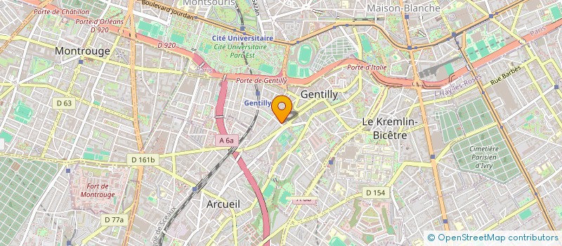 localisation de l'entreprise PATINE ET CHIFFONS  GENTILLY