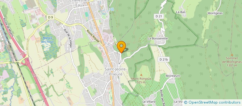 localisation de l'entreprise PATINES & JUPONS  SAINT-JEOIRE-PRIEURE