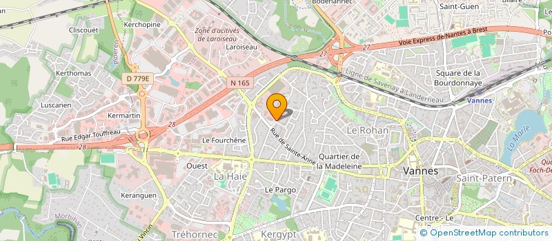 localisation de l'entreprise PATINIUM ICE à VANNES