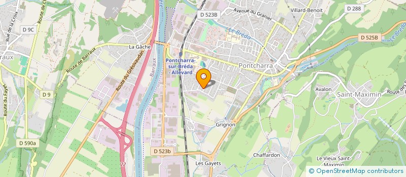 localisation de l'entreprise PATINO  PONTCHARRA