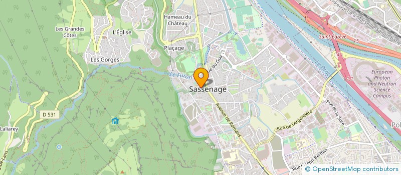 localisation de l'entreprise PATINS CLUB SASSENAGEOIS à SASSENAGE
