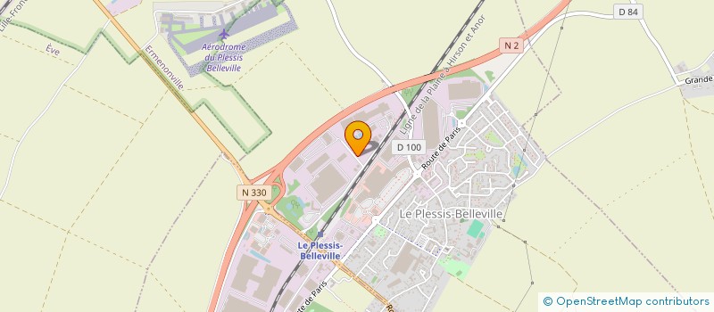 localisation de l'entreprise PATINTER IMMOBILIER  LE PLESSIS-BELLEVILLE