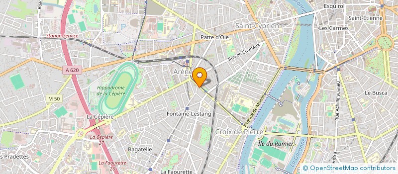 localisation de l'entreprise PATIO  TOULOUSE