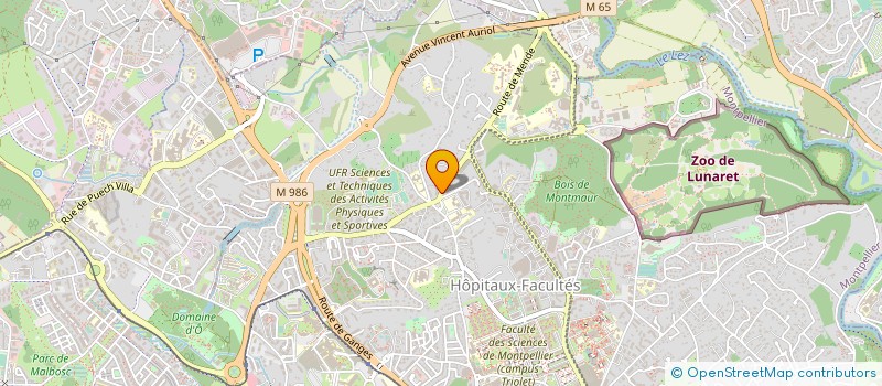 localisation de l'entreprise PATIO DU PLAN à MONTPELLIER