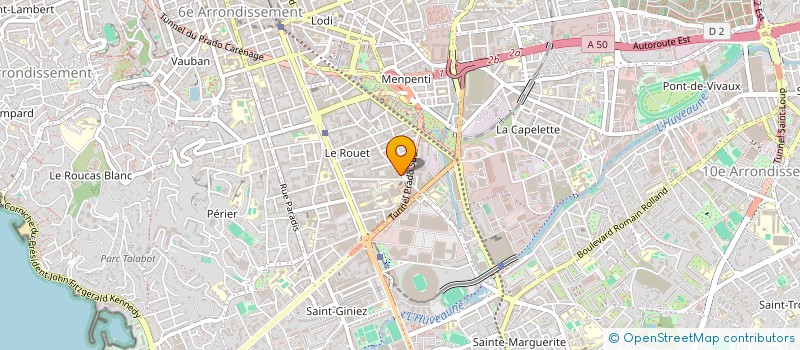 localisation de l'entreprise PATIO ET GOURMANDISES  MARSEILLE