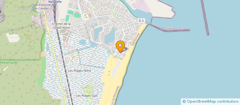 localisation de l'entreprise PATIO PLN RICHARD  PORT-LA-NOUVELLE