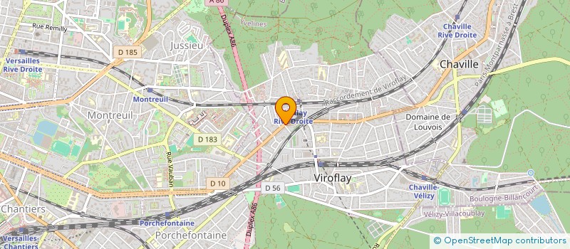 localisation de l'entreprise PATIRMA SCI  VIROFLAY