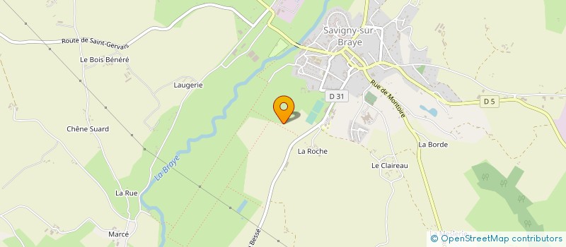 localisation de l'entreprise PATIS GARAGE à SAVIGNY-SUR-BRAYE