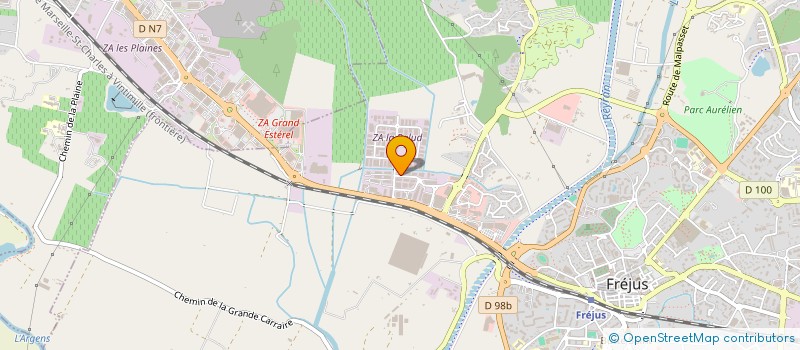 localisation de l'entreprise PATIS VAR à FREJUS