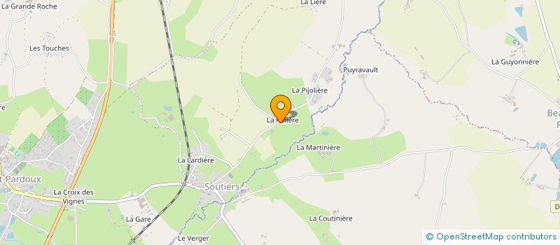 localisation de l'entreprise PATIS VOLAILLES à SAINT-PARDOUX-SOUTIERS