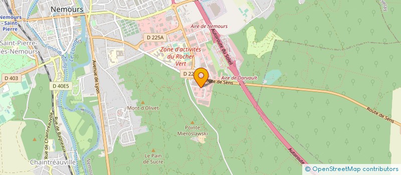 localisation de l'entreprise PATISFRE  NEMOURS