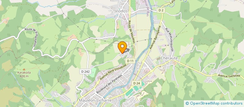 localisation de l'entreprise PATISKAY à MAULEON-LICHARRE