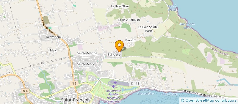 localisation de l'entreprise PATISONIA à SAINT-FRANCOIS