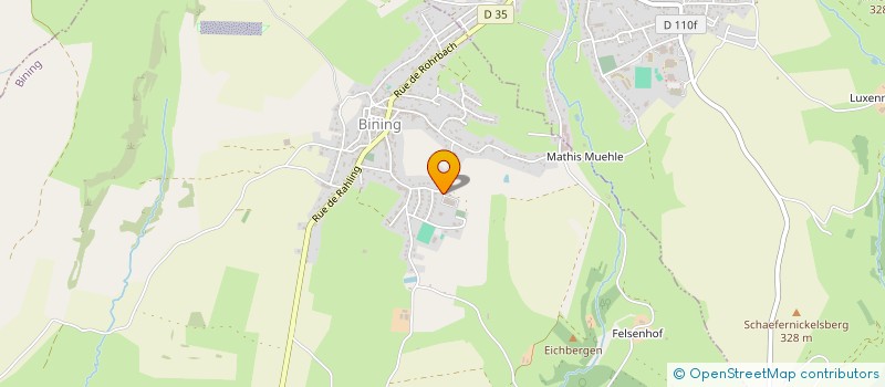 localisation de l'entreprise PATISPAIN  BINING