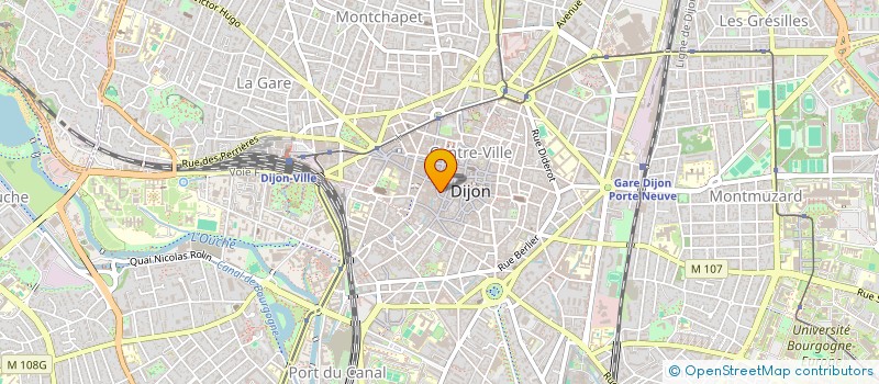 localisation de l'entreprise PATISPHERE à DIJON