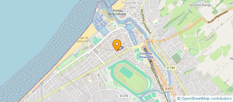 localisation de l'entreprise PATISS'ART  DEAUVILLE