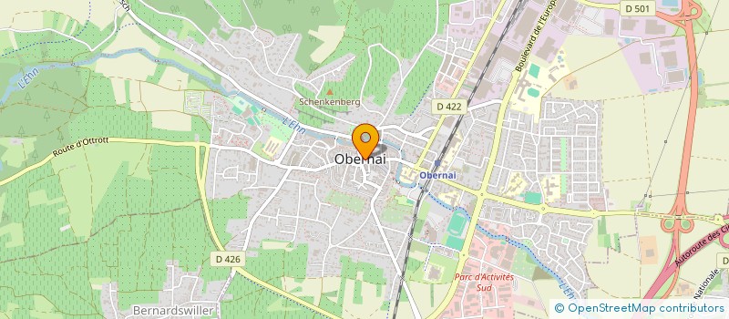 localisation de l'entreprise PATISS CONFIS GLACE URBAN à OBERNAI