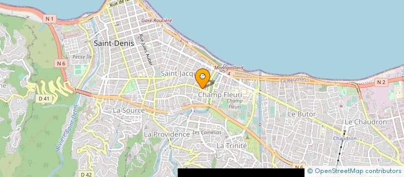 localisation de l'entreprise PATISSERIE 2000 à SAINT-DENIS