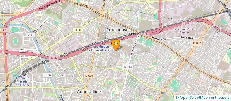 localisation de l'entreprise PATISSERIE AL FERDAOUS à LA COURNEUVE