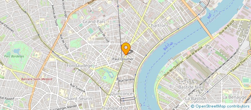 localisation de l'entreprise PATISSERIE ANTOINE  BORDEAUX