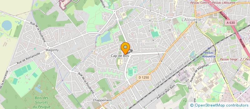 localisation de l'entreprise PATISSERIE ARTISANALE GRAIN DE BLE à PESSAC