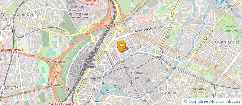 localisation de l'entreprise PATISSERIE BACH à STRASBOURG