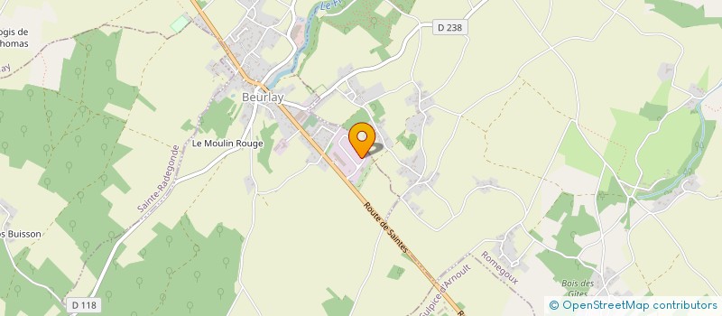 localisation de l'entreprise PATISSERIE BEURLAY  BEURLAY