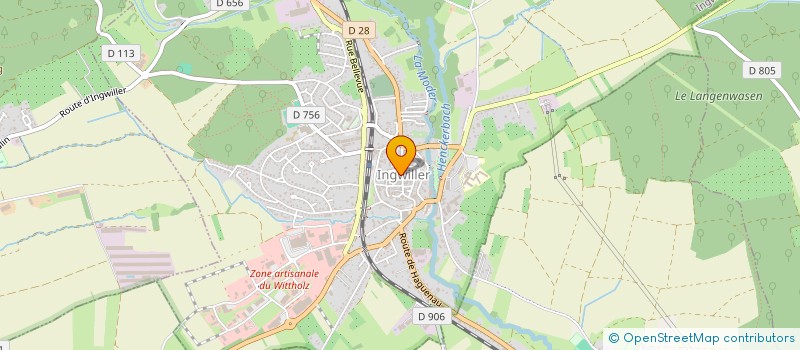 localisation de l'entreprise PATISSERIE BEYER à INGWILLER