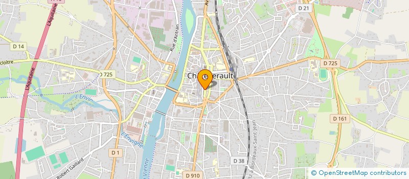 localisation de l'entreprise PATISSERIE BLOSSAC à CHATELLERAULT