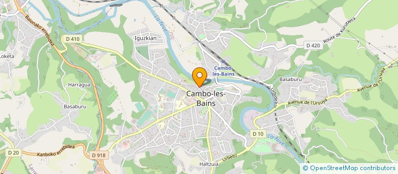 localisation de l'entreprise PATISSERIE BONNEAU à CAMBO-LES-BAINS
