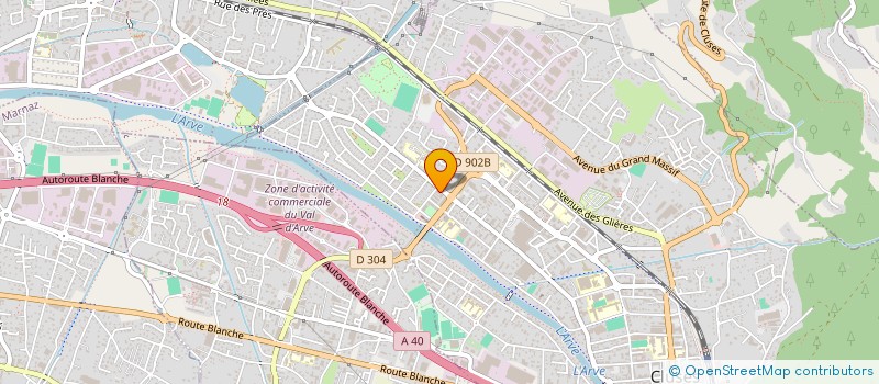 localisation de l'entreprise PATISSERIE BOURBON  CLUSES