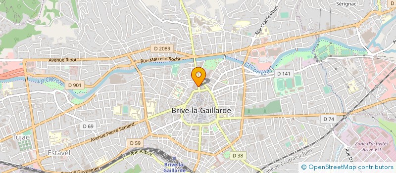 localisation de l'entreprise PATISSERIE BOURBON à BRIVE-LA-GAILLARDE