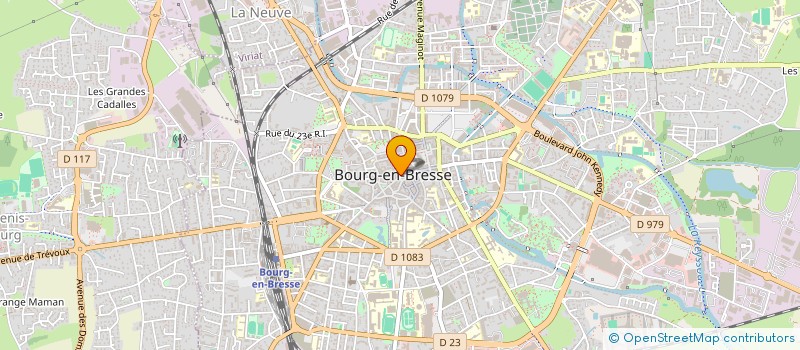 localisation de l'entreprise PATISSERIE BOUVIER à BOURG-EN-BRESSE