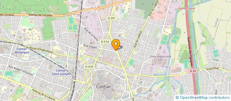 localisation de l'entreprise PATISSERIE BY JJ KLEIN  COLMAR