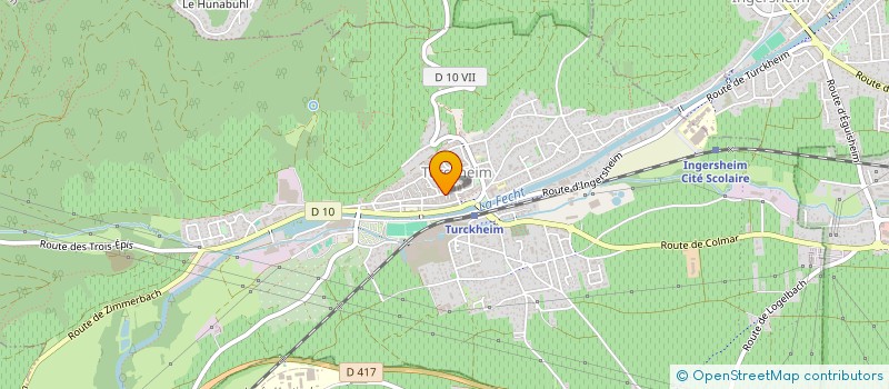 localisation de l'entreprise PATISSERIE CARL  TURCKHEIM