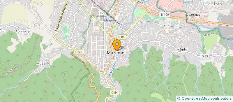 localisation de l'entreprise PATISSERIE CASTAGNE à MAZAMET