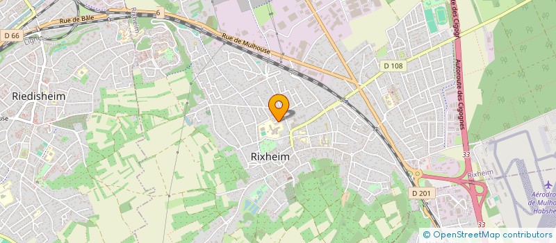 localisation de l'entreprise PATISSERIE CHOCOLATERIE CLAUDE HELFTER à RIXHEIM